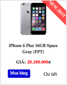 iPhone 6 Plus 16GB Gray Space